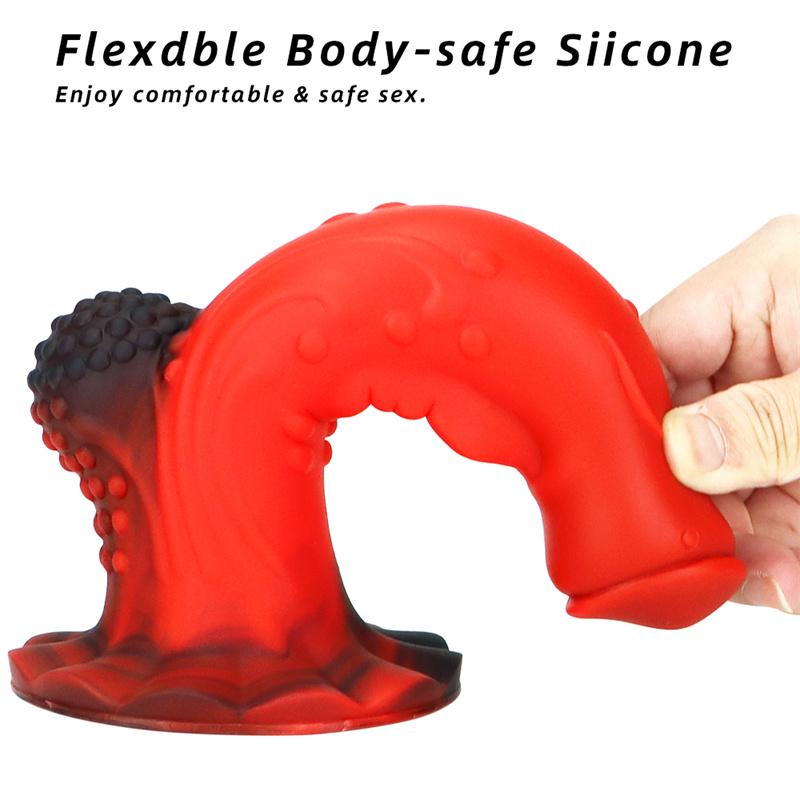 Anal Plug for Women with Soft and Special-shaped G-spot Stimulation Anal Expansion Anal Silicone Penis Simulation Dildo