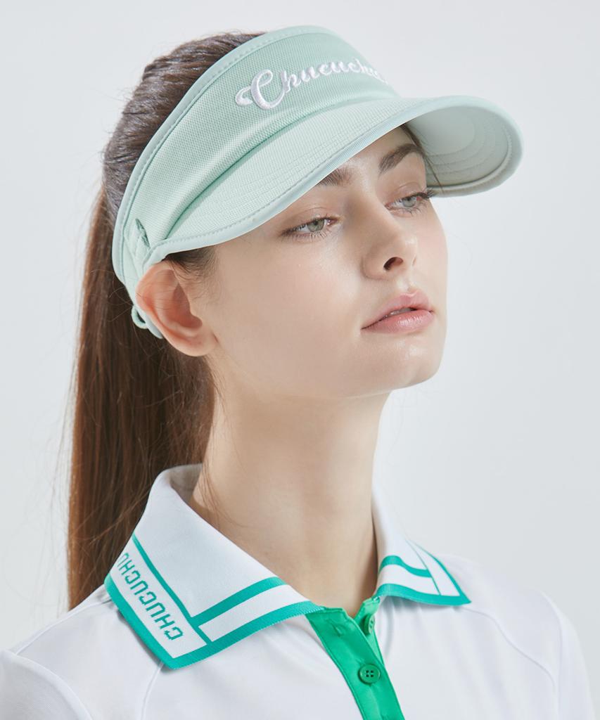 CHUCUCHU Ribbon Visor (Mint) Cbfss-Vht002W