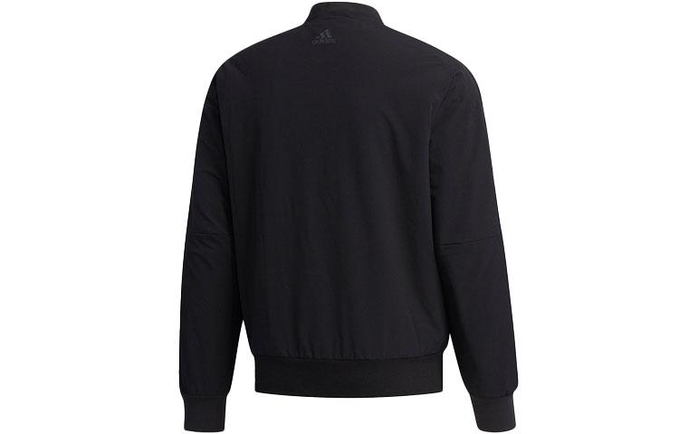 adidas Jackets Men's Black Stand Collar Moderate Other FJ0246