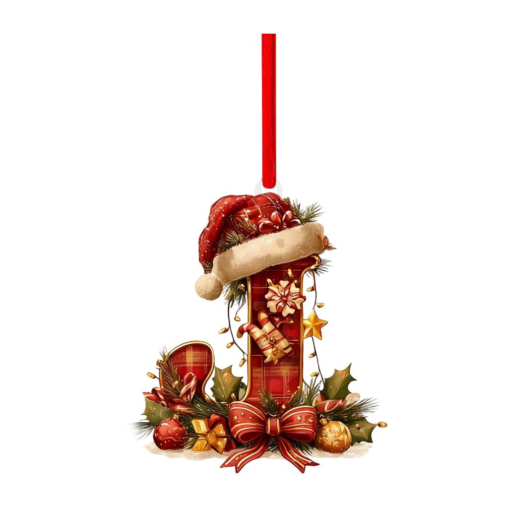 26 Letter,Christmas,Ornaments,Acrylic,1