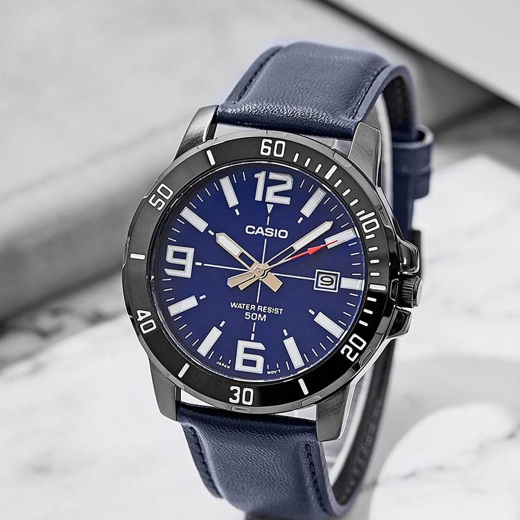 Casio Men Standard Series Blue Watch MTP-VD01BL-2BV MTP-VD01BL-2BV