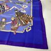 HERMES Carre90 Doll HELLO DOLLY Hello Dolly  Scarf silk purple