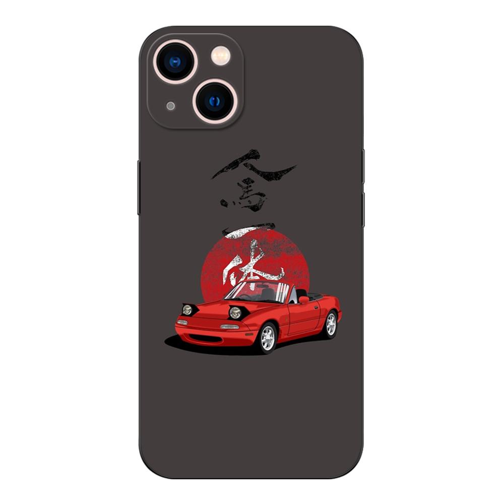 Black Tpu Case For Huawei Honor X9 X8 50 Lite Pro 10 lite Nova 5t 8 9 4G 5G 8i Cover Miata Mx5 Na