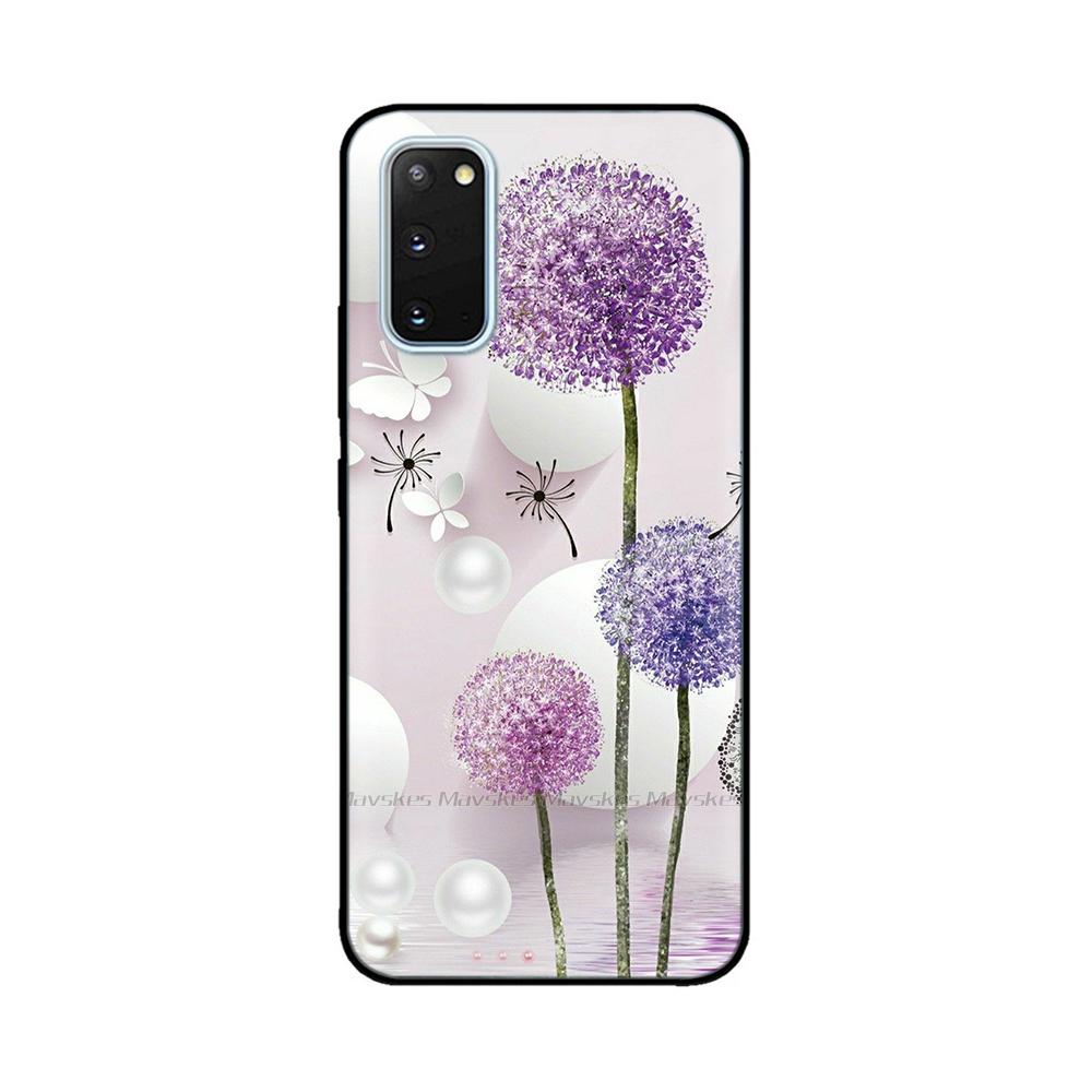 For Samsung Galaxy S20 Case Heart-Butterfly Phone Cover For Samsung S20 FE Liquid Silicone Fundas for Samsung S20 Ultra S 20