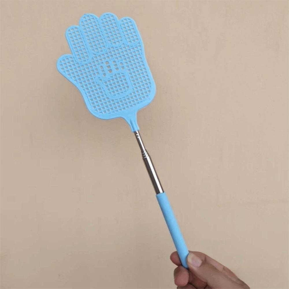 Extendable Retractable Fly Swatter Dense Mesh Hand Shaped Bug Catcher  Home