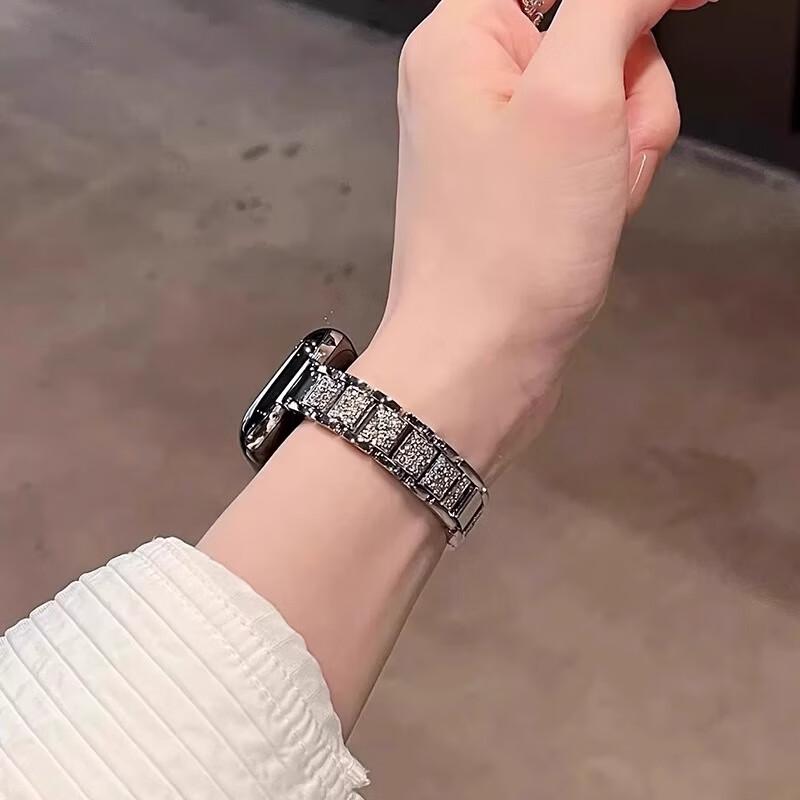 CHENSONG Metal Full Diamond Strap for Xiaomi Smart Band & Redmi Watch