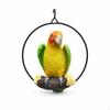 Hanging Parrot Tree Ornament Resin Craft Animal Sculpture