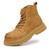 Men's boots 2026 new winter student retro thick sole big head suede fashionable motorcycle workwear boots