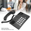 KXT504 Desktop Corded Telephone Multifunctional Large Button Landline Phone for   Hotel(Black )