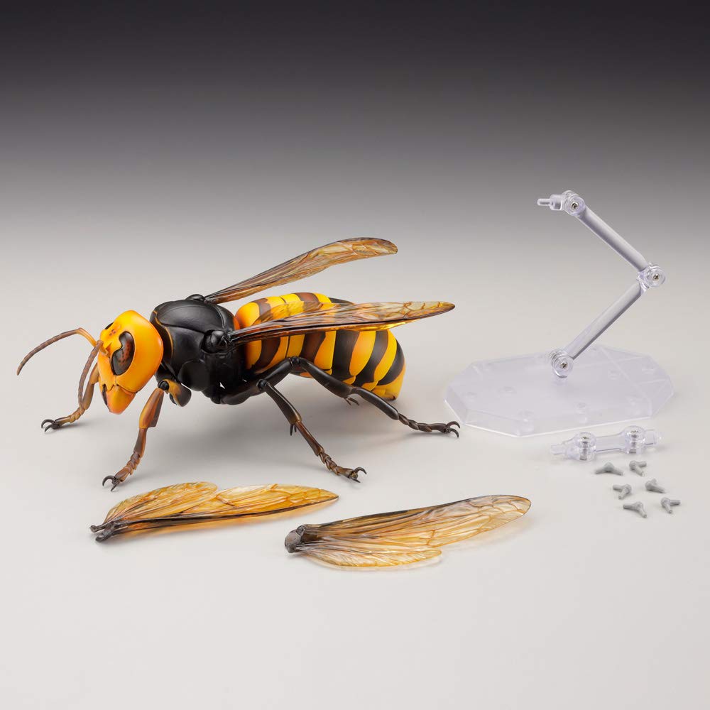 Kaiyodo Rebogio Giant Hornet, Approximately 180mm in Length, PVC & ABS, Painted, Movable Figure, Resale, RG004S