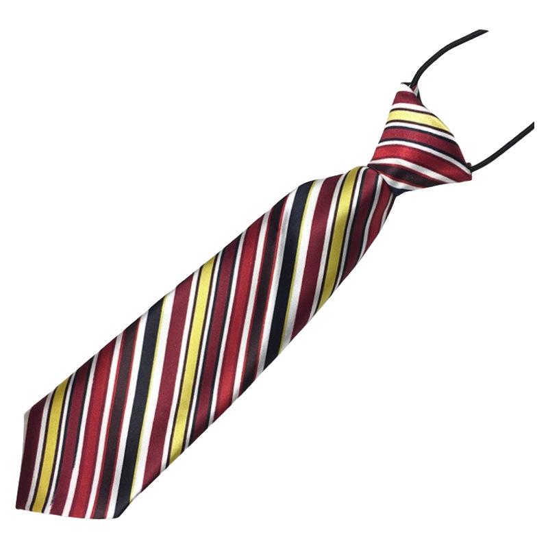2024 Children'S Lazy Tie Black And White Color Children'S School Kindergarten Tie