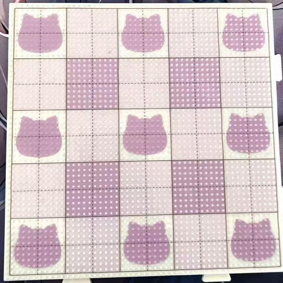 Large Handmade High-Temperature Resistant Peg Board - 104 Peg Line Drawing Style