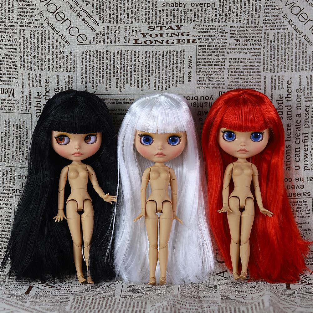 ICY DBS Blyth Doll 1/6 Joint 30cm Brown Skin Matte Face Toothed Mouth Girl Doll BJD Toy Gift