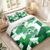 Set de așternut 1 Față de pilotă 2 Fețe de pernă Imprimeu Hibernian FC Dormitor Decorațiune Casă
