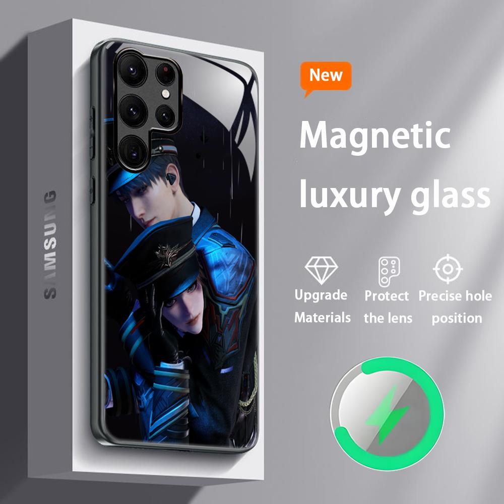 

Love and Deepspace Popular Game Phone Case For Samsung S26 S25 S24 S23 S22 S21 S20 Plus Ultra Glass Magnetic Case Galaxy S25+