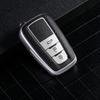 Car Key Case Cover for Toyota Camry Prado 2017 2018 CHR Prius Car Cross Smart Remote Fob Key Shell Accessories New TPU Leather