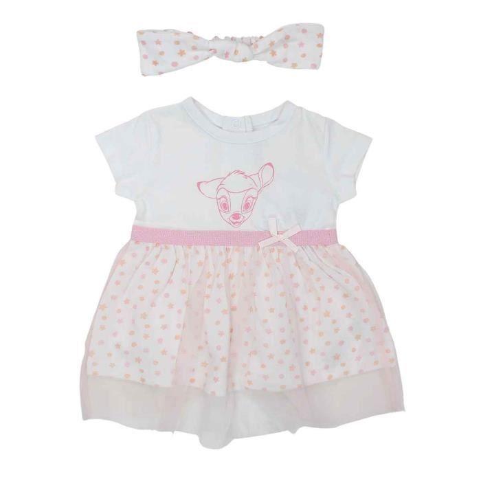 Robe - Disney - DIS B 51 23 A960 S1-3M - Robe bébé Bambi - Fille