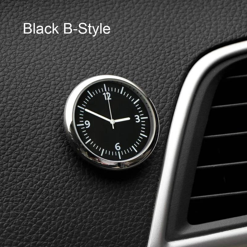 Luminous Auto Gauge Clock Mini Car Clock with Clip Air Outlet Watch Clock for Styling Car Accessories Interior