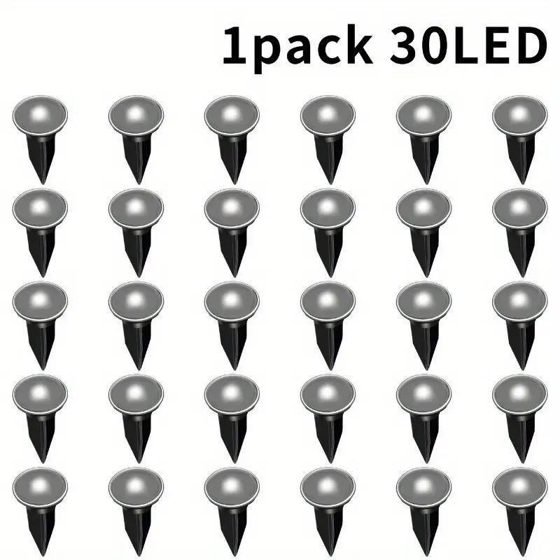 Solar LED Decorative Garden and Landscape Lights - Colorful Outdoor String Lights for Courtyard and Lawn
