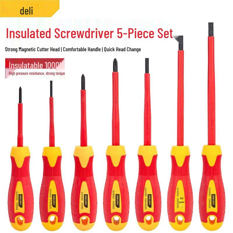 Deli 7-Piece Insulated Screwdriver Set