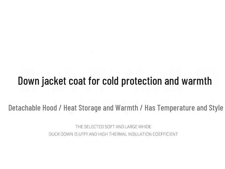 Men's 2025 Winter Hooded Down Jacket with Removable Liner - Thickened and Warm Casual Wear