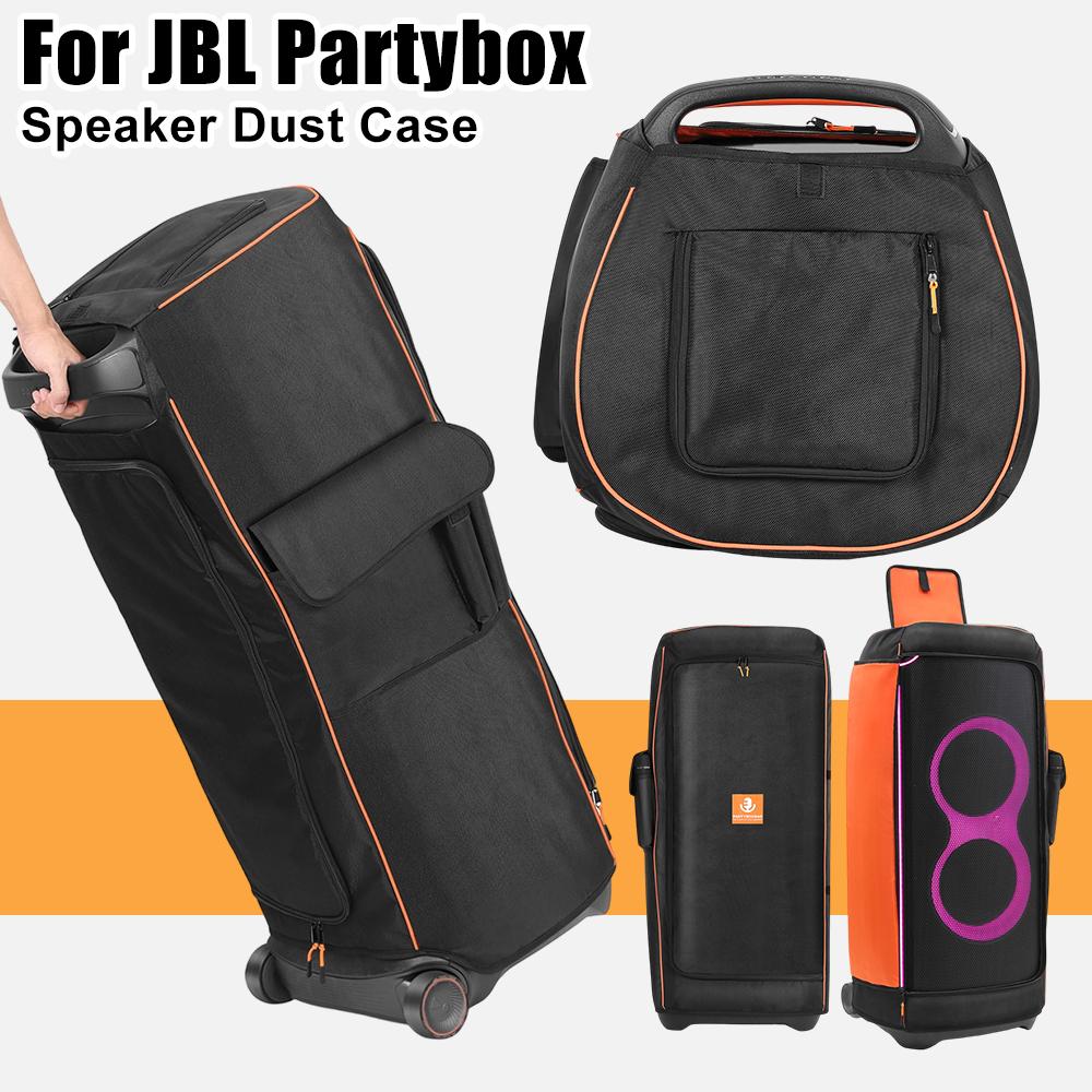 NEW Portable Speaker Dust Cover For JBL Partybox Organizer Bag Waterproof Speaker Case with Side Pocket Protective Storage Bag