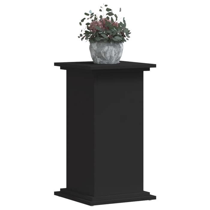 VidaXL Plant Stand Black 33x33x60 Cm Engineered Wood 852961