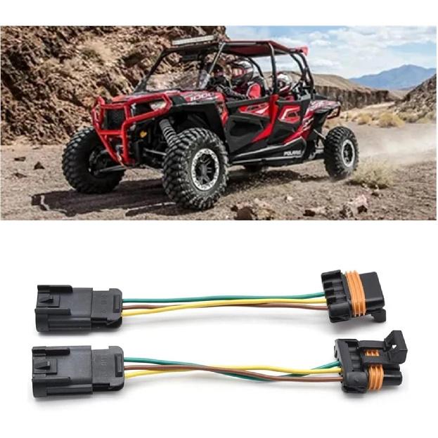 Headlight Conversion Wire Harness Headlight Wire Harness p/lug Kit 2411711 2411712 compatible with the 16-18 To RZR 1000
