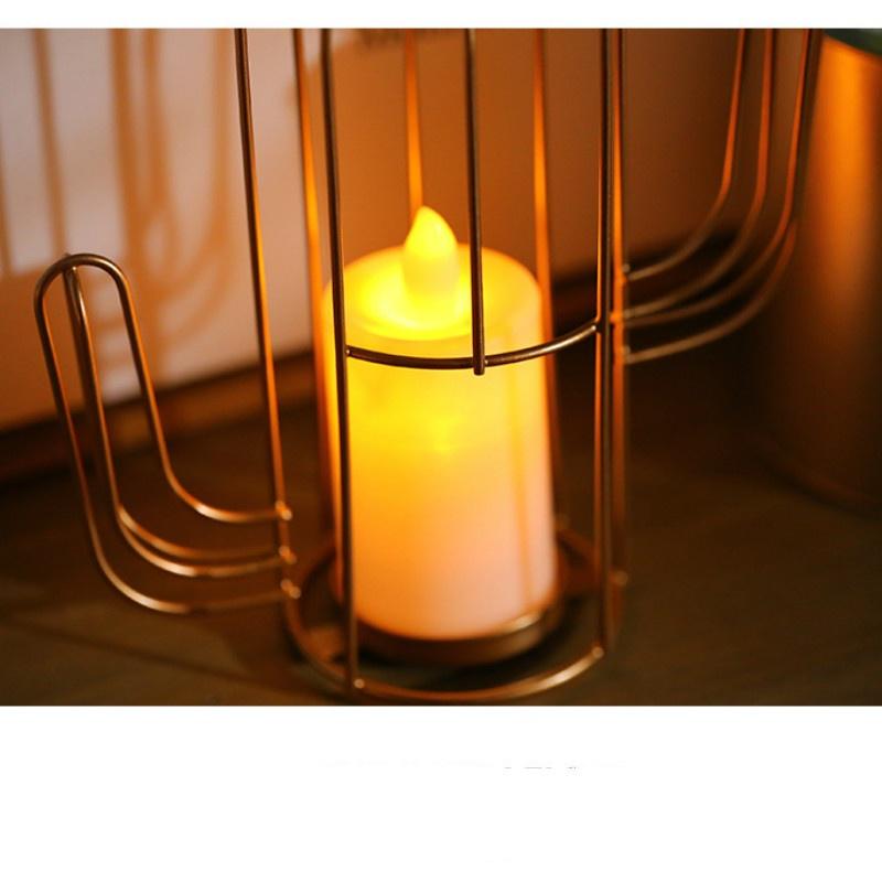 Kerzenlampe Schmiedeeisen Mädchen Herz Geständnis Geschenk Freundinnen Schlafzimmer Dekoration Batterie Lampe