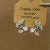 French Black Crystal Zircon Butterfly Earrings - Sweet and Stylish Versatile Studs