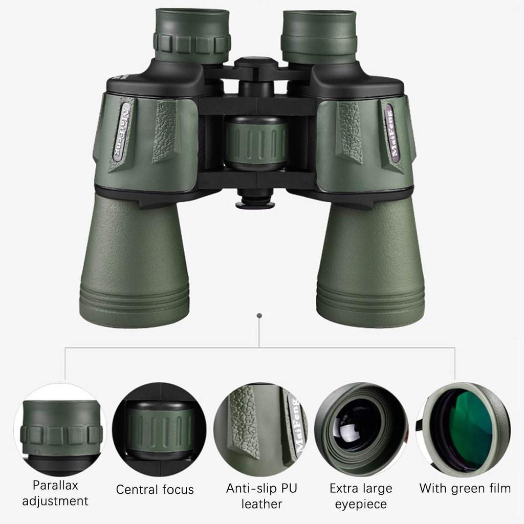 Telescopes Hd Binoculars Compact Wild Field View Prism Low-light Vision For Wildlife Watching Powerful Binoculars