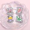 DON'T BE A DICKASAURUS Enamel Pins Custom CUNTCAKE TWATASAURUS Brooches Lapel Badges Cartoon Animal Jewelry Gift for Kids Friend