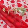 Runner da Tavola a Forma di Cuore in Pizzo per San Valentino Runner da Tavola Rosso Copertura per Anniversario Matrimonio Tappetini per Tavolo da Cucina e Sala da Pranzo