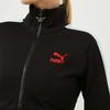 Puma Logo Embroidered Cropped Jacket Women Jackets Black 536628-01