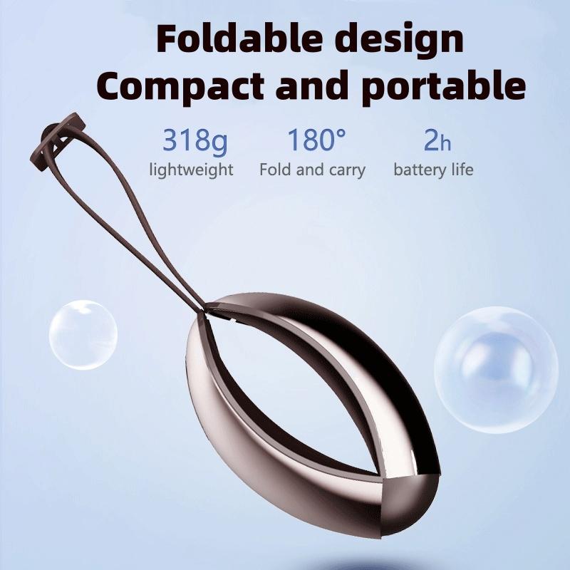 JKR English Visual Eye Massager with Air Pressure Heat Compress Bluetooth Music Eye Protection Device for Comfortable Relaxation