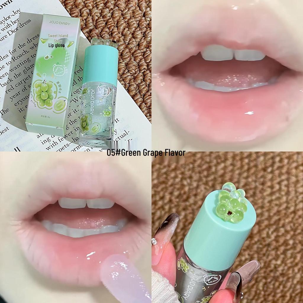 JOJO DIARY Hydrating Lip Gloss: Nourishing Repair for Dry Lips, Fades Lines, and Plumps.