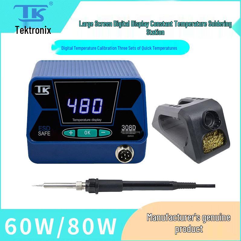 Tek 308D Adjustable Temperature Soldering Station with Digital Display and Smart Sleep Function