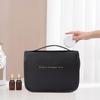 Toiletry Bag Hanging Travel Makeup Fashion Waterproof with Hook Large Capacity PU Leather