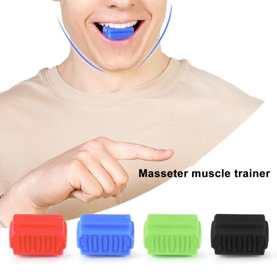 Silicone Jawline Exerciser Ball Portable Men Women Face Muscle Sculpting Jaw Bone Strengthener Jawline Shaper Trainer Toner Face Slimming Tools