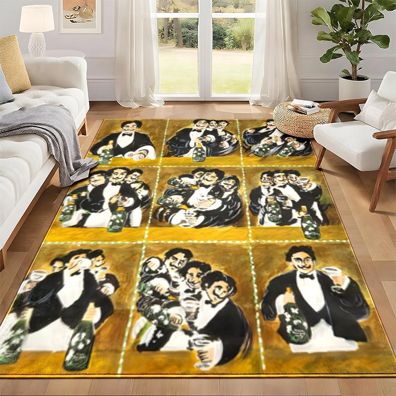 Buffy Carpet Door Mat for Living Room or Bedroom Protective Mat Under Chair Office Decoration Christmas Gift Birthday Present