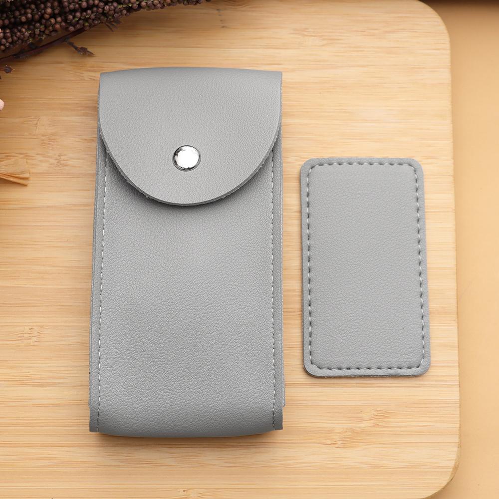 Brown Watch Bag Organizer Watch Accessories Anti-Dust Gift Bag Flannelette and Leather Bags for Jewelry Watch Storage Gift Bags