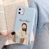 New Faith Christian Religious Jesus Clear Phone Case Soft Solid Color for iPhone 11 12 13 mini pro XS MAX 8 7 6 6S Plus X XR