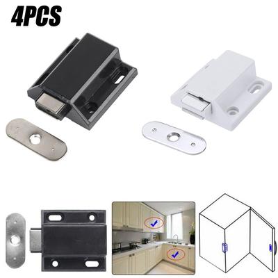 Screw Fixing Catches White Catch Latch Cupboard Cabinet