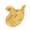 Cute Golden Snake Piggy Bank Unique Desktop Animal Jar Funny Snake Year Ornaments  Collection