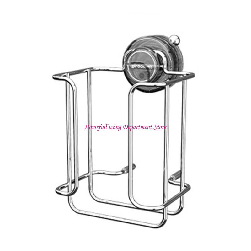 Versatile Bathroom Tissue Rack Suction Cup Toilet Paper Holder Wall Mounted Tissue Box for Bathroom and Kitchen Storage