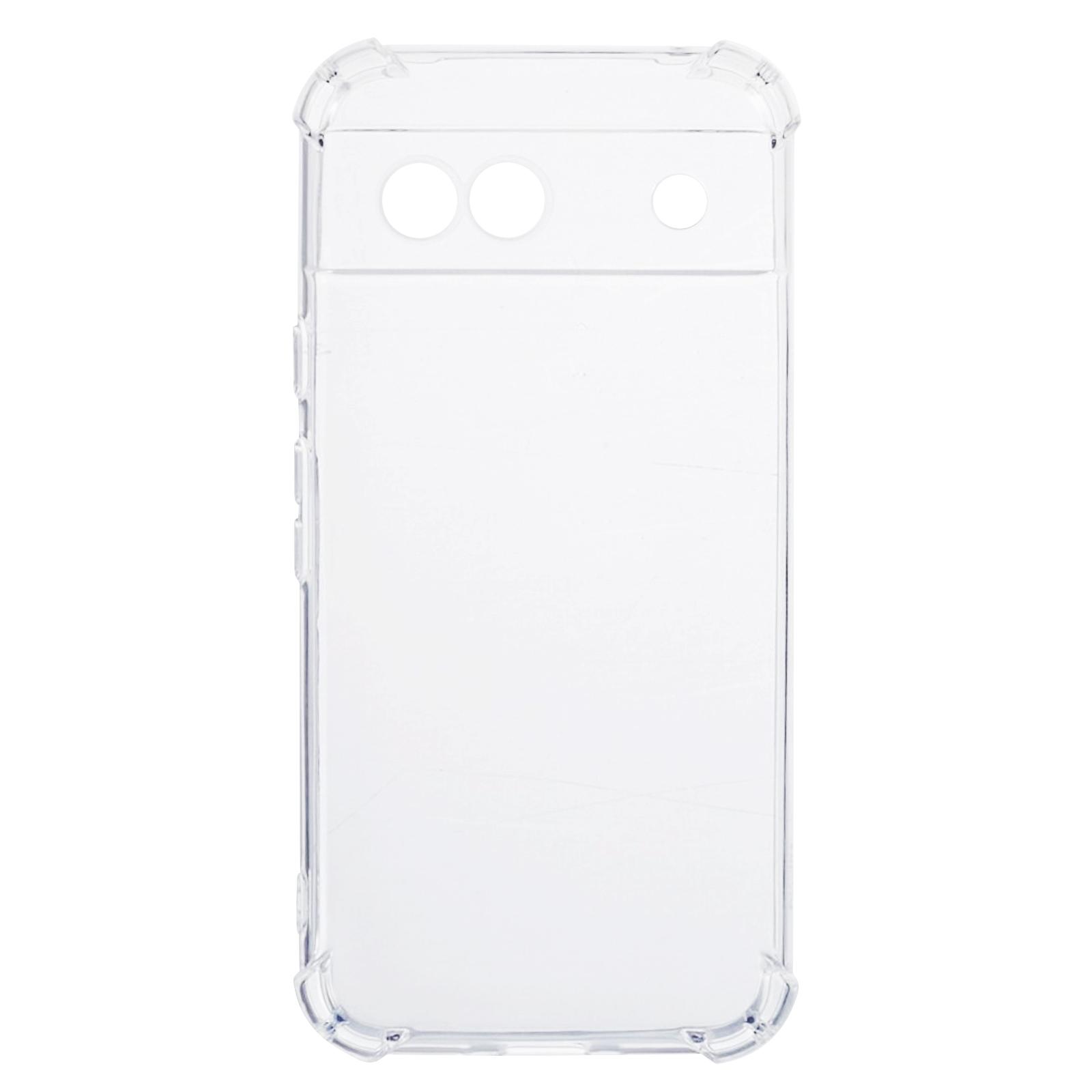 

For Google Pixel 8a Case Four Corner Drop-proof Clear TPU Back Cover A