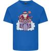 Biker Santa Christmas Motorcycle Motorbike Unisexs Light Cotton TShirt