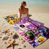 Custom Name Saint Seiya Stylish Printed Beach Towel,a Quick-drying, Absorbent Mat Suitable for the Beach, Pool, Gym, and Travel Fans Gift