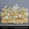 Blue Artificial Flower Row for Wedding Aisles and T-stage Decorations
