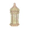 Floor Standing Candle Holder Handmade Iron Moroccan Type Wind Lantern for Ramadan Home Decoration and Celebrations